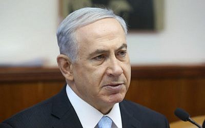 Prime Minister Benjamin Netanyahu, speaks during the weekly cabinet meeting, Sunday June 22, 2014. (photo credit: Marc Israel Sellem/Flash90)