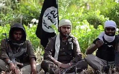 An Islamic State recruitment video calls on others to join in their holy war (screen capture: Youtube)