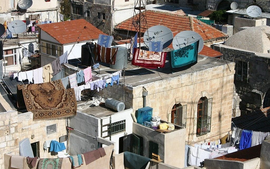 The rooftops of the Old City's Muslim Quarter (photo credit: Shmuel Bar-Am)