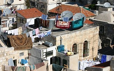 The rooftops of the Old City's Muslim Quarter (photo credit: Shmuel Bar-Am)