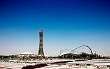 The Khalifa International Stadium and 300-meter-tall Aspire Tower in Doha, Qatar (photo credit: Sophie James/Shutterstock.com)