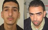 Marwan Kawasme (left) and Amer Abu Aysha (right), suspected by Israel of kidnapping and killing three Israeli teens. (photo credit: Courtesy)