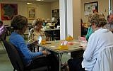 The popular bridge club gathers at the Wilkes-Barre JCC, where the Jewish community is aging and has declined in numbers. (Uriel Heilman/JTA)
