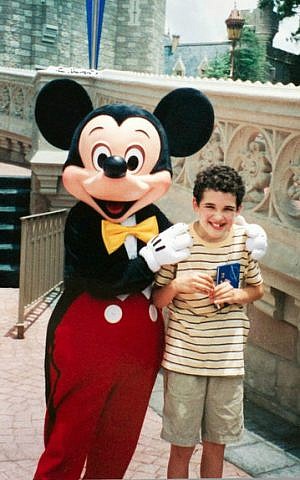 A young Owen Suskind on a visit to Disney World. (Courtesy)