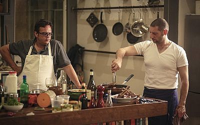 Chefs Kamel Hashlamon and Assaf Granit were planning on starting a new culinary conversation about precise Palestinian food, part of last season's Jerusalem Season of Culture (Courtesy Jerusalem Season of Culture)