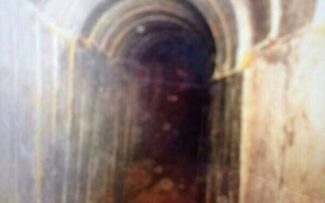 A Hamas tunnel, photographed by Israeli soldiers on Friday, July 18, 2014. (photo credit: IDF Spokesperson) A Hamas tunnel, photographed by Israeli soldiers on Friday, July 18, 2014. (photo credit: IDF Spokesperson)