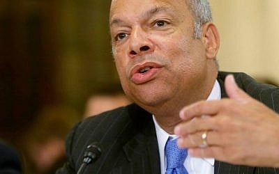 In this June 24, 2014, file photo, Homeland Security Secretary Jeh Johnson testifies on Capitol Hill in Washington. (credit: AP Photo/Charles Dharapak, File)