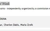 Listing of the film Villa Touma, by Israeli-Arab screenwriter Suha Arraf, at the Venice Film Festival, 2014. (screen capture: La Biennale)