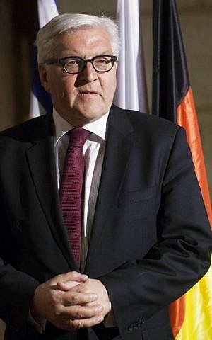 German Foreign Minister Frank-Walter Steinmeier (photo credit: Yonatan Sindel/Flash90)