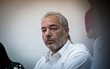 Ronel Fisher seen at the Jerusalem Magistrate's court on July 7, 2014, (photo credit: Yonatan Sindel/Flash90)
