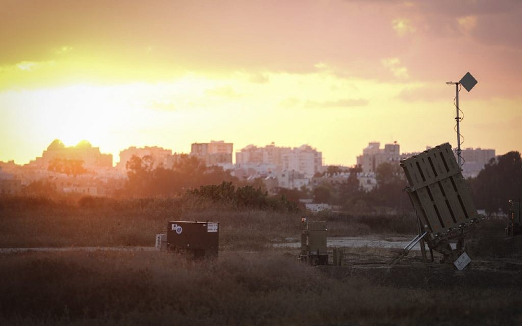 The Iron Dome Missile Defense battery near the southern city of Ashdod, July 14, 2014. (photo credit: Hadas Parush/Flash90)