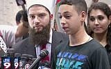 This image from an AP video shows Tariq Abu Khdeir, the Palestinian-American teen who relatives allege was beaten by Israeli authorities earlier this month addressing the media after arriving at at Tampa International Airport on Wednesday night, July 16, 2014, in Tampa, Fla. (AP Photo/AP Video)