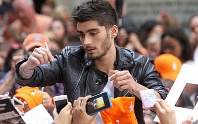 One Direction star Zayn Malik. (photo credit: /JStone via Shutterstock)