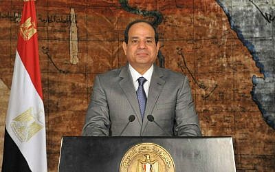 Egyptian President Abdel-Fattah el-Sissi. (AP Photo/Ahmed Fouad, MENA)