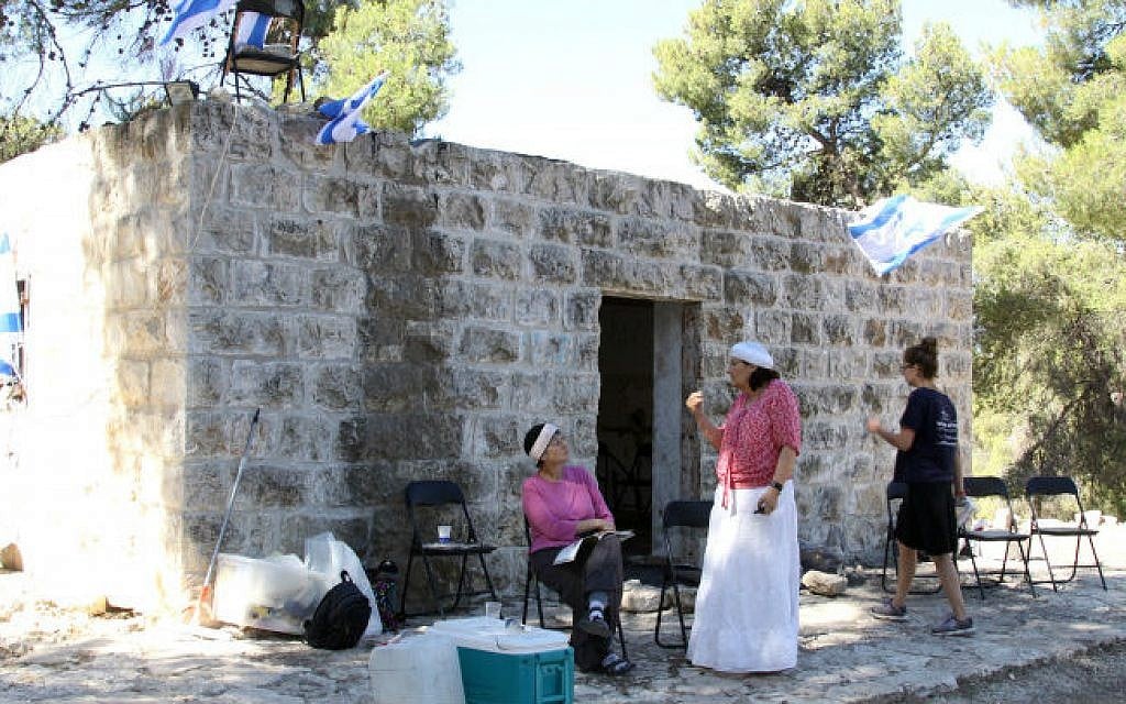The newly established outpost Givat Oz near the Gush Etzion junction, July 01, 2014 that was set up in response to the murder of three Israeli teens abducted from the site. (photo credit: Gershon Elinson/Flash90) The newly established outpost Givat Oz near the Gush Etzion junction, July 01, 2014 that was set up in response to the murder of three Israeli teens abducted from the site. (photo credit: Gershon Elinson/Flash90)