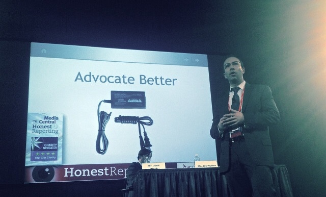 Joe Hyams, CEO of Honest Reporting, compared social media's intricacies to Israel's Iron Dome system (photo credit: courtesy) Joe Hyams, CEO of Honest Reporting, compared social media's intricacies to Israel's Iron Dome system (photo credit: courtesy)