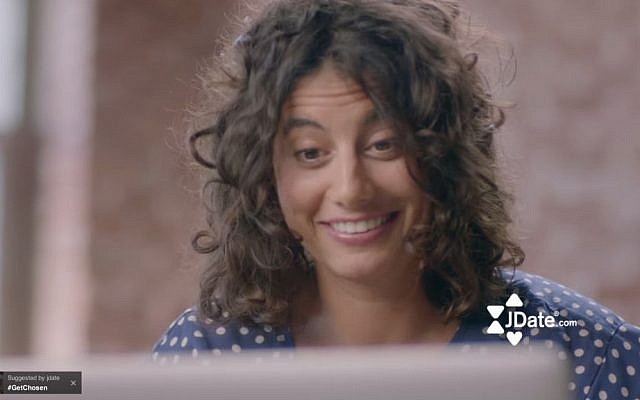 Jessie Kahnweiler, known to online audiences for her 'Dude, Where’s My Chutzpah' web series, beat out 100 actresses for the JDate commercial spot. (YouTube screenshot) Jessie Kahnweiler, known to online audiences for her 'Dude, Where’s My Chutzpah' web series, beat out 100 actresses for the JDate commercial spot. (YouTube screenshot)