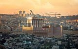 Building the Third Temple in Jerusalem (screen capture: YouTube)