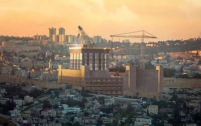 Building the Third Temple in Jerusalem (screen capture: YouTube)