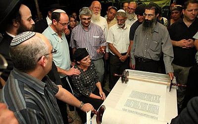 Ophir and Bat-Galim Shaar in Talmon on July 3, 2014 (photo credit: Courtesy Michal Avior)
