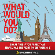 An example of social media message put out by the Israel Defense Force in recent days (public domain) An example of social media message put out by the Israel Defense Force in recent days (public domain)