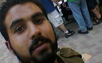 Netanel Maman, an off-duty soldier killed by a rocket fired from Gaza (photo credit: Netanel Maman, Facebook)