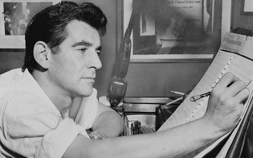 Leonard Bernstein at the piano, making annotations to a musical score in 1955 (Public Domain:
Al Ravenna, World Telegram staff photographer - Library of Congress. New York World-Telegram & Sun Collection. http://hdl.loc.gov/loc.pnp/cph.3c27784)