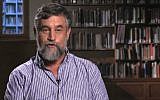 Author and former Mossad agent Mishka Ben David. (screen capture: YouTube/writersreadonline)