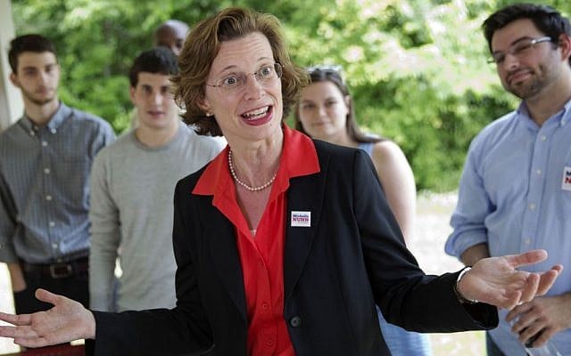 This May 13, 2014, file photo shows Georgia Democratic Senate hopeful Michelle Nunn as she greets campaign volunteers at South DeKalb Community Achievement Center in Decatur, Ga. (AP Photo/David Goldman, File) This May 13, 2014, file photo shows Georgia Democratic Senate hopeful Michelle Nunn as she greets campaign volunteers at South DeKalb Community Achievement Center in Decatur, Ga. (AP Photo/David Goldman, File)