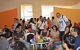 Some of the attendees at the Beersheba tech event (Photo credit: Courtesy)