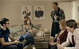 A scene from the British sitcom 'Friday Night Dinner' (photo credit: YouTube screen cap)