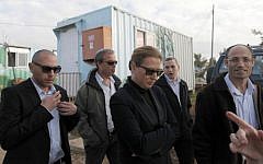 Then opposition MK and current Justice Minister Tzipi Livni visiting the Gvaot settlement in December 2012. (photo credit: Lior Mizrahi/Flash90)