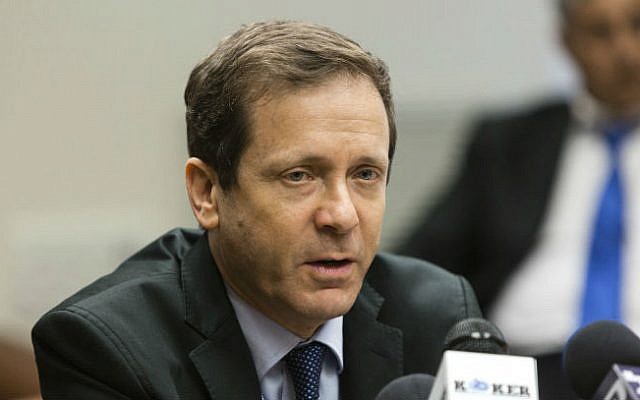 Labor Party leader Isaac Herzog speaks during a party meeting in the Israeli parliament, July 28, 2014. (photo credit: Flash90) Labor Party leader Isaac Herzog speaks during a party meeting in the Israeli parliament, July 28, 2014. (photo credit: Flash90)