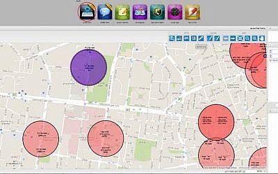 Web interface for OK2GO's location-based security system (Photo credit: Courtesy)