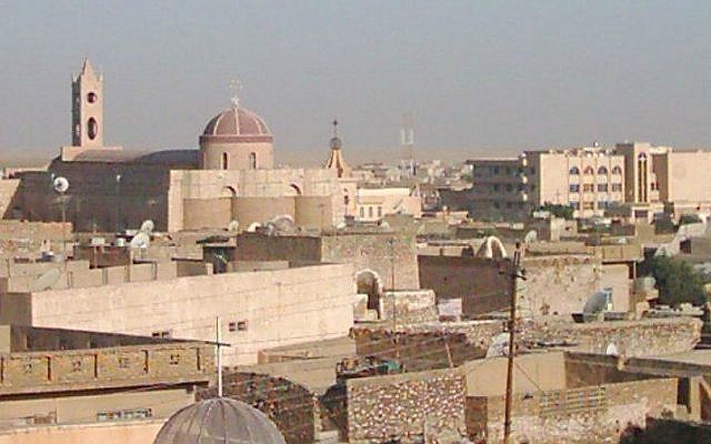 The northern Iraqi town of Qaraqosh before the ISIS invasion. (photo credit: Wikicommons media/Chaldean) The northern Iraqi town of Qaraqosh before the ISIS invasion. (photo credit: Wikicommons media/Chaldean)