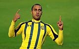 Maccabi Tel Aviv soccer team midfielder Maharan Radi. (screen capture: YouTube/lidor yakovi)