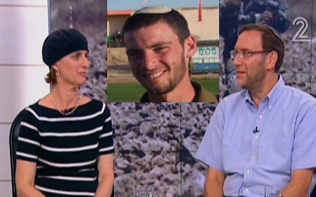 Susan and Simcha and their son Eitan, in Channel 2's studio on Monday August 4, 2014. (Screen capture illustration: Channel 2) Susan and Simcha and their son Eitan, in Channel 2's studio on Monday August 4, 2014. (Screen capture illustration: Channel 2)
