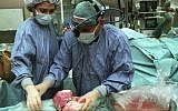 Illustrative image of transplant surgery. (Flash90)