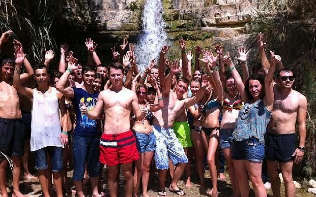 Illustrative photo of Jewish teenagers enjoying summer camp in Israel. (photo credit: Emanuel Shechter)