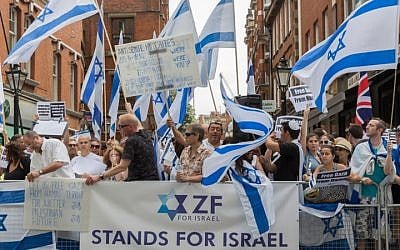 London's July 20 pro-Israel rally. (photo credit: SteveWinstonphotos.com)