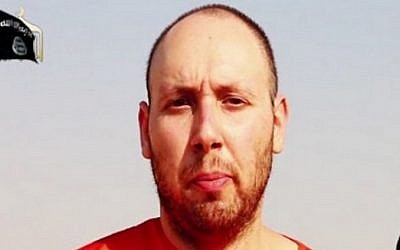 Steven Sotloff prior to his execution (screen capture)