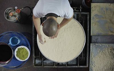 Sigalit Landau, 'Knafeh,' 2014. Still from video, 16.20 min. (Courtesy the artist and Marlbrough Contemporary)