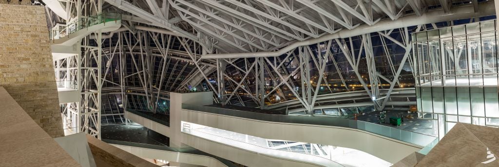 Early museum blueprints indicated a Holocaust section would occupy more than 20 percent of the available gallery space. In the final design, it takes up less than 10 percent.  (Flikr/JTA)