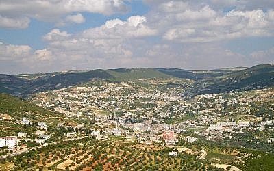 Ajloun and the surrounding area. (photo credit: CC ASA 3.0/Wikimedia/Daniel Case)