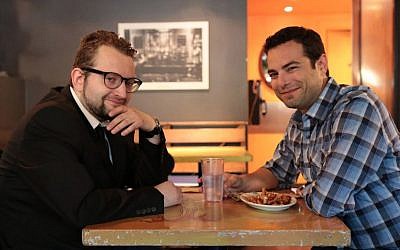 Eli Batalion (left) and Jamie Elman created and star in 'YidLife Crisis.' (photo credit: Darren Curtis)