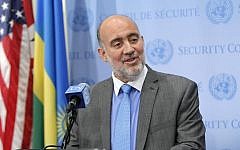 Israel's Ambassador to Germany Ron Prosor. as Ambassador to the UN (courtesy)