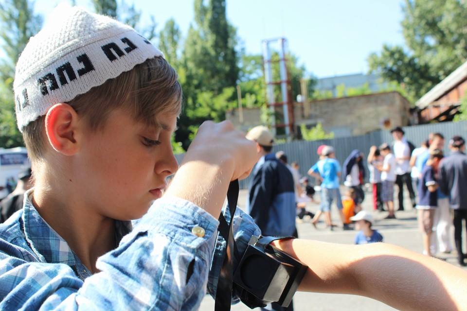 Synagogues and Jewish centers from cities across Ukraine send their children for a month of swimming and sports mixed with Jewish cultural activities at Camp Yeka. (courtesy) Synagogues and Jewish centers from cities across Ukraine send their children for a month of swimming and sports mixed with Jewish cultural activities at Camp Yeka. (courtesy)