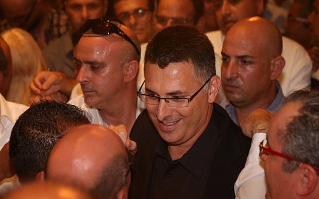 Minister of Interior Gideon Sa'ar at a press conference announcing he would resign from both the cabinet and the Knesset after the Jewish holidays in order to take a break of politics, September 17, 2014. (Photo credit: Flash90) Minister of Interior Gideon Sa'ar at a press conference announcing he would resign from both the cabinet and the Knesset after the Jewish holidays in order to take a break of politics, September 17, 2014. (Photo credit: Flash90)