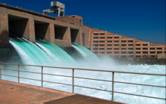 Haditha Dam, a major hydroelectric contributor to the power system in Iraq. (photo credit: Wikimedia/US Army Corps of Engineers)