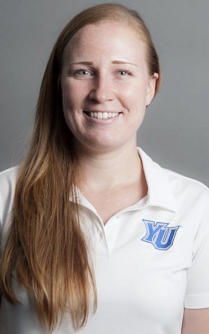 Jacqui Dauphinais on women coaching men: 'I think it's a rarity. I don't necessarily think it should be.' (Courtesy Yeshiva University/JTA)